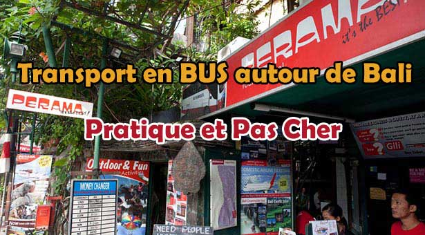 Transport en Bus autour de Bali avec Perama Tours Pas Cher et Pratique