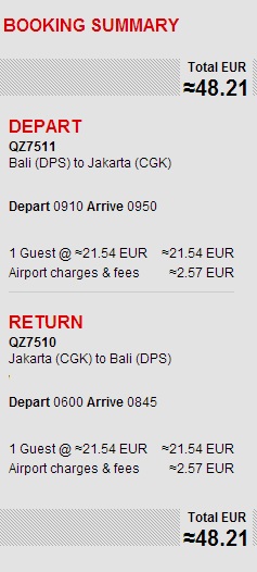 Airasia booking