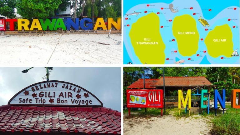 Quelle île Gili choisir, Gili Trawangan, Meno ou Air ?