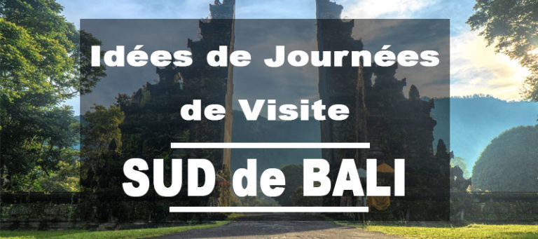 Idées de journées de visites au Sud de Bali