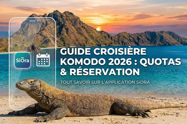 Guide Croisière Komodo 2026 : Tout savoir sur les nouveaux quotas, l&rsquo;application SiOra et le système de réservation