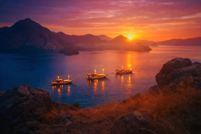 Les meilleurs spots pour le lever et le coucher du soleil dans le parc national de Komodo